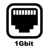 Gigabit ethernet (10/100/1000 Mbits) Vitesse Gigabit (10/100/1000 Mbits)