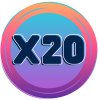 Lot de 20 unités Logo_X20_Pack