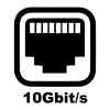 Réseau 10 Gbit/s (10 Gigabit Ethernet) Logo 10 Gbit/s