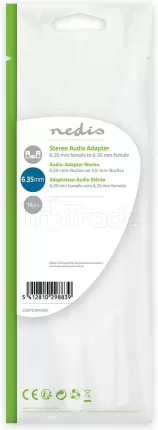 Photo de Adaptateur Audio Nedis Jack 6,35mm F/F