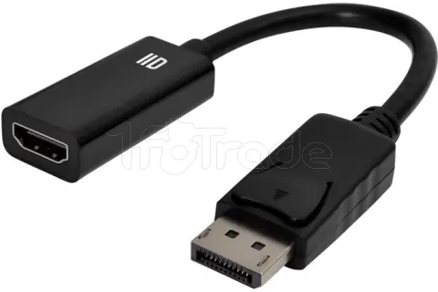 Photo de Adaptateur D2 Diffusion DisplayPort mâle vers HDMI femelle 0.15m (Noir)