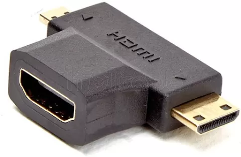 Adaptateur HDMI femelle (type A) vers HDMI mâle coude 90°