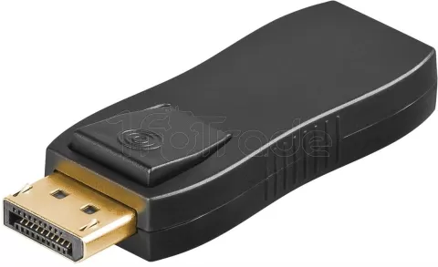 Photo de Adaptateur Goobay DisplayPort mâle 1.1 vers HDMI femelle (Type A) (Noir)