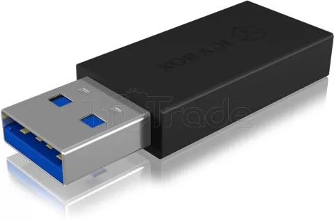 Photo de Adaptateur Icy Box USB 3.0 Type C Femelle vers USB A Mâle