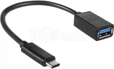 Photo de Adaptateur Maclean USB Type-C Vers USB 3.0 AF (Noir)