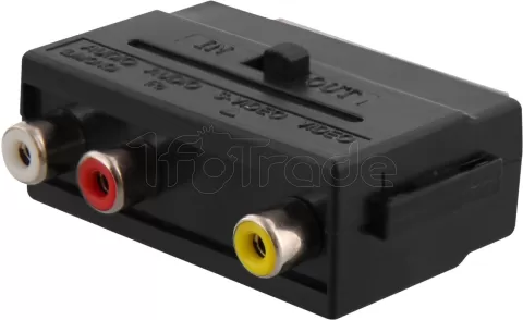 Photo de Adaptateur T'nB Péritel mâle vers 3x RCA femelle (Noir)