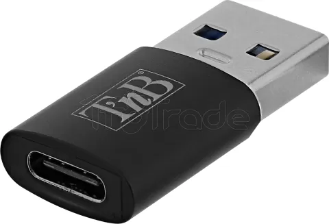 Photo de Adaptateur T'nB USB 3.0 Type A vers USB Type C (Noir)