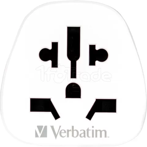 Photo de Adaptateur universel de voyage Verbatim Monde-Europe (Blanc)