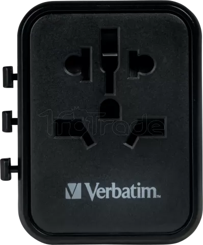 Photo de Adaptateur universel de voyage Verbatim UTA-02 20W (Noir)