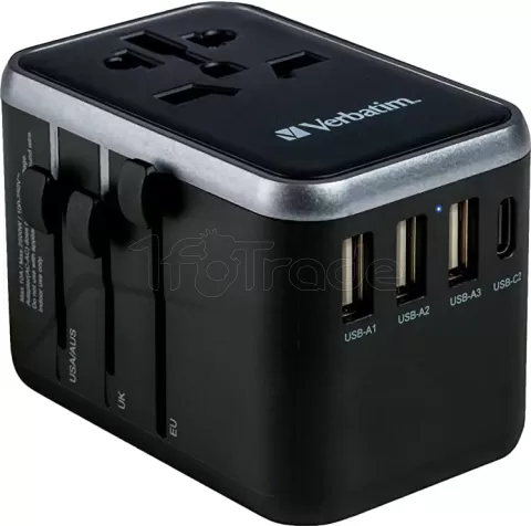 Photo de Adaptateur universel de voyage Verbatim UTA-04 61W (Noir)