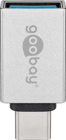 Photo de Adaptateur USB 3.0 Type C Goobay vers USB Type A (Blanc)