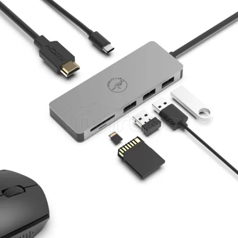 Mobility Lab pavé numérique avec HUB USB 2 ports - Montage et