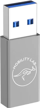 Photo de Adaptateur USB 3.0 Type C Mobility Lab vers USB Type A OTG (Argent)