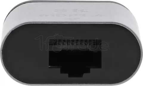 Photo de Adaptateur USB Type C T'nB iClick vers RJ45 4K Ultra HD (Argent)