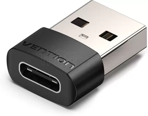 Photo de Adaptateur Vention USB-A vers USB-C (Noir)