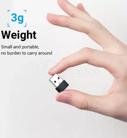 Photo de Adaptateur Vention USB-A vers USB-C (Noir)