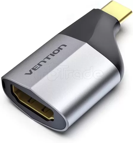 Photo de Adaptateur Vention USB-C mâle vers HDMI femelle (Gris)