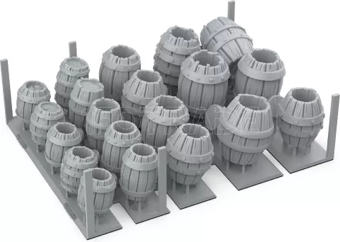 Photo de Ak Interactive - Basing Bitz : Wood Barrels
