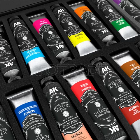 Photo de Ak Interactive - Deluxe Case Artiste Dense Color