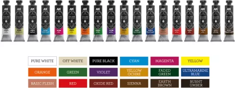 Photo de Ak Interactive - Deluxe Case Artiste Dense Color