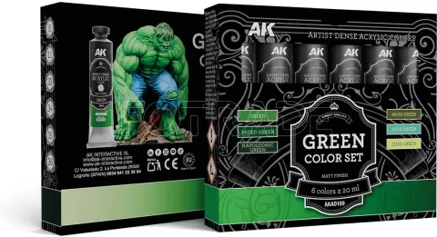 Photo de Ak Interactive - Green Color Set