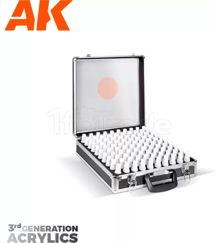 Photo de Ak Interactive Malette de Peinture - 100 Couleurs 3Gen-Colors