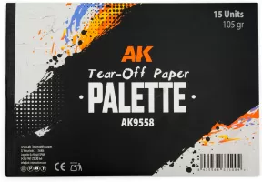 Photo de Ak Interactive - Palette Papier Detachable (15 Feuilles)