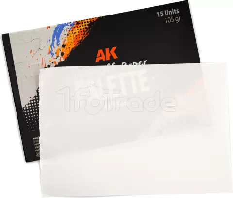 Photo de Ak Interactive - Palette Papier Detachable (15 Feuilles)