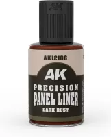 Photo de Ak Interactive Paneliner Enamel - Dark Rust (30 ml)