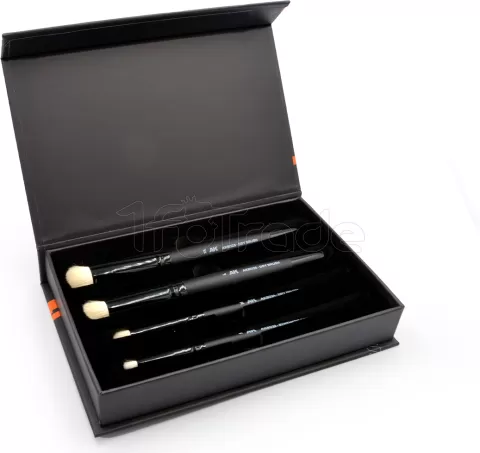 Photo de AK Interactive Pinceau Synthetique - Dry Coffret 4 Pinceaux