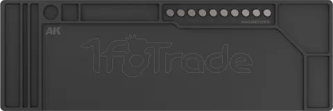 Photo de Ak Interactive Plan de travail en Silicone Noir (88,5 x 30cm)