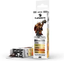 Photo de Ak Interactive - Playmarker Set Full Metal (6 Markers)