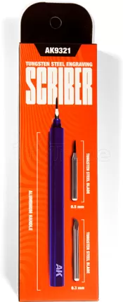 Photo de Ak Interactive - Pointe a Gravure en Acier Tungstene