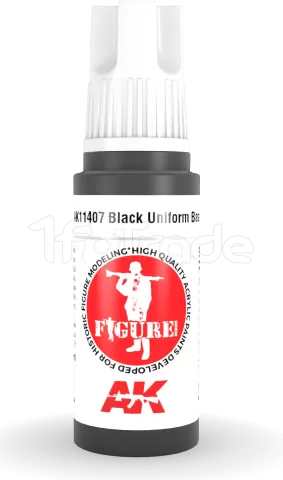 Photo de Ak Interactive Pot de Peinture - Black Uniform Base (17 ml)