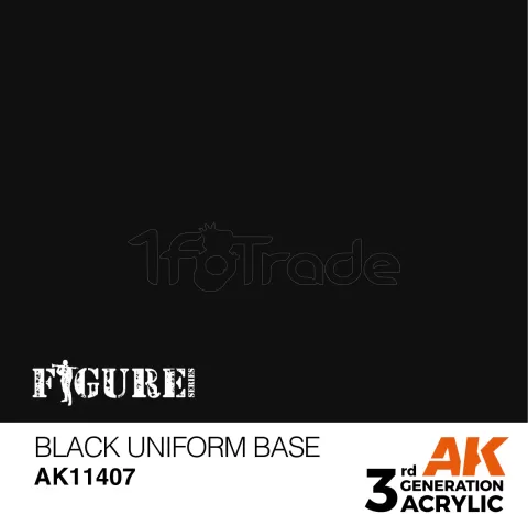 Photo de Ak Interactive Pot de Peinture - Black Uniform Base (17 ml)