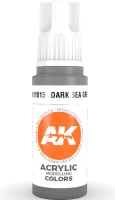 Photo de Ak Interactive Pot de Peinture - Dark Sea Grey (17 ml)