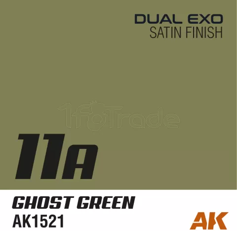 Photo de Ak Interactive Pot de Peinture Dual Exo - 11A Ghost Green (60 ml)