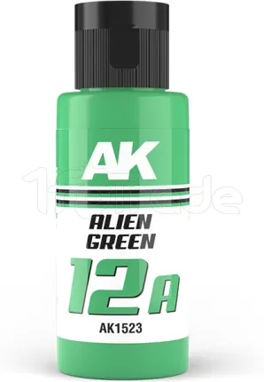 Photo de Ak Interactive Pot de Peinture Dual Exo - 12A Alien Green (60 ml)