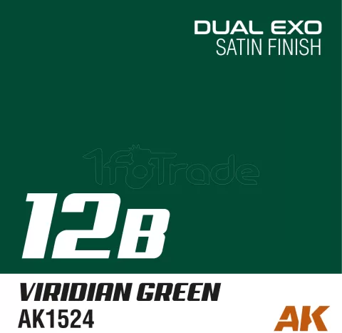 Photo de Ak Interactive Pot de Peinture Dual Exo - 12B Viridian Green (60 ml)
