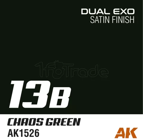 Photo de Ak Interactive Pot de Peinture Dual Exo - 13B Chaos Green (60 ml)