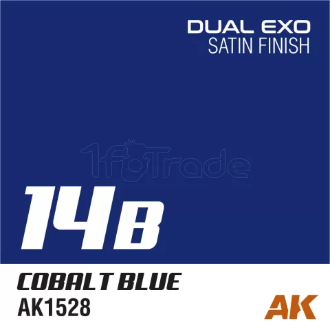 Photo de Ak Interactive Pot de Peinture Dual Exo - 14B Cobalt Blue (60 ml)
