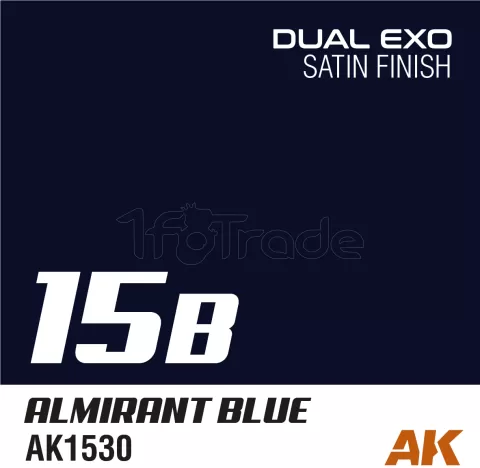 Photo de Ak Interactive Pot de Peinture Dual Exo - 15B Almirant Blue (60 ml)