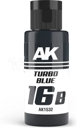 Photo de Ak Interactive Pot de Peinture Dual Exo - 16B Turbo Blue (60 ml)