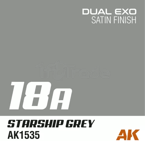 Photo de Ak Interactive Pot de Peinture Dual Exo - 18A Starship Grey (60 ml)