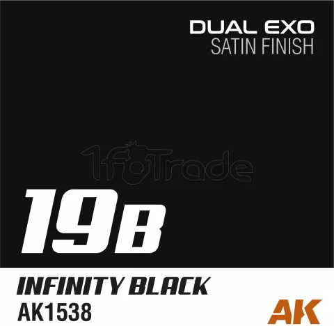 Photo de Ak Interactive Pot de Peinture Dual Exo - 19B Infinity Black (60 ml)