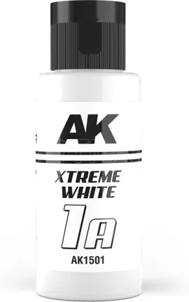 Photo de Ak Interactive Pot de Peinture Dual Exo - 1A Xtreme White (60ml)