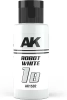 Photo de Ak Interactive Pot de Peinture Dual Exo - 1B Robot White (60 ml)