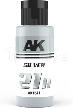 Photo de Ak Interactive Pot de Peinture Dual Exo - 21A Silver (60 ml)