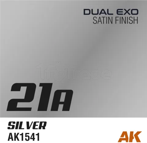 Photo de Ak Interactive Pot de Peinture Dual Exo - 21A Silver (60 ml)