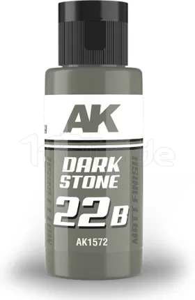 Photo de Ak Interactive Pot de Peinture Dual Exo - 22B Dark Stone (60 ml)